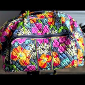Vera Bradley Jazzy Blooms Weekender Bag